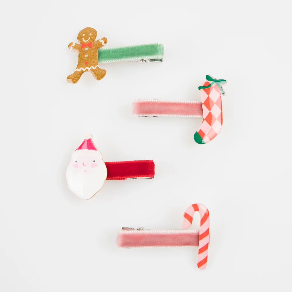 Jolly Christmas Hair Clips