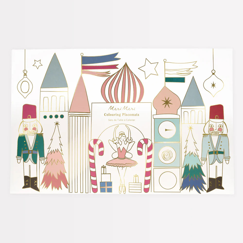 Nutcracker Coloring Placemats