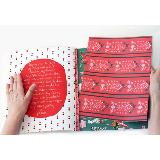 Very Delightful Holiday Wrapping Paper Book