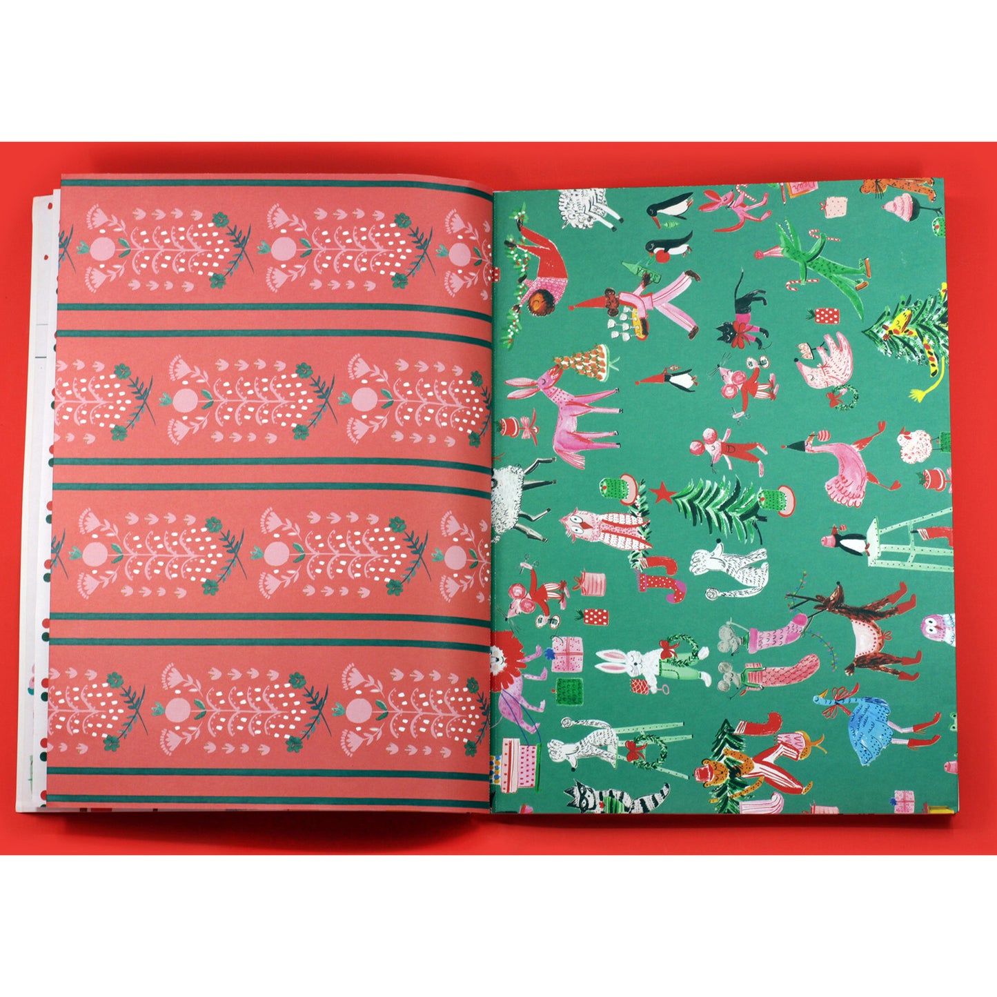 Very Delightful Holiday Wrapping Paper Book