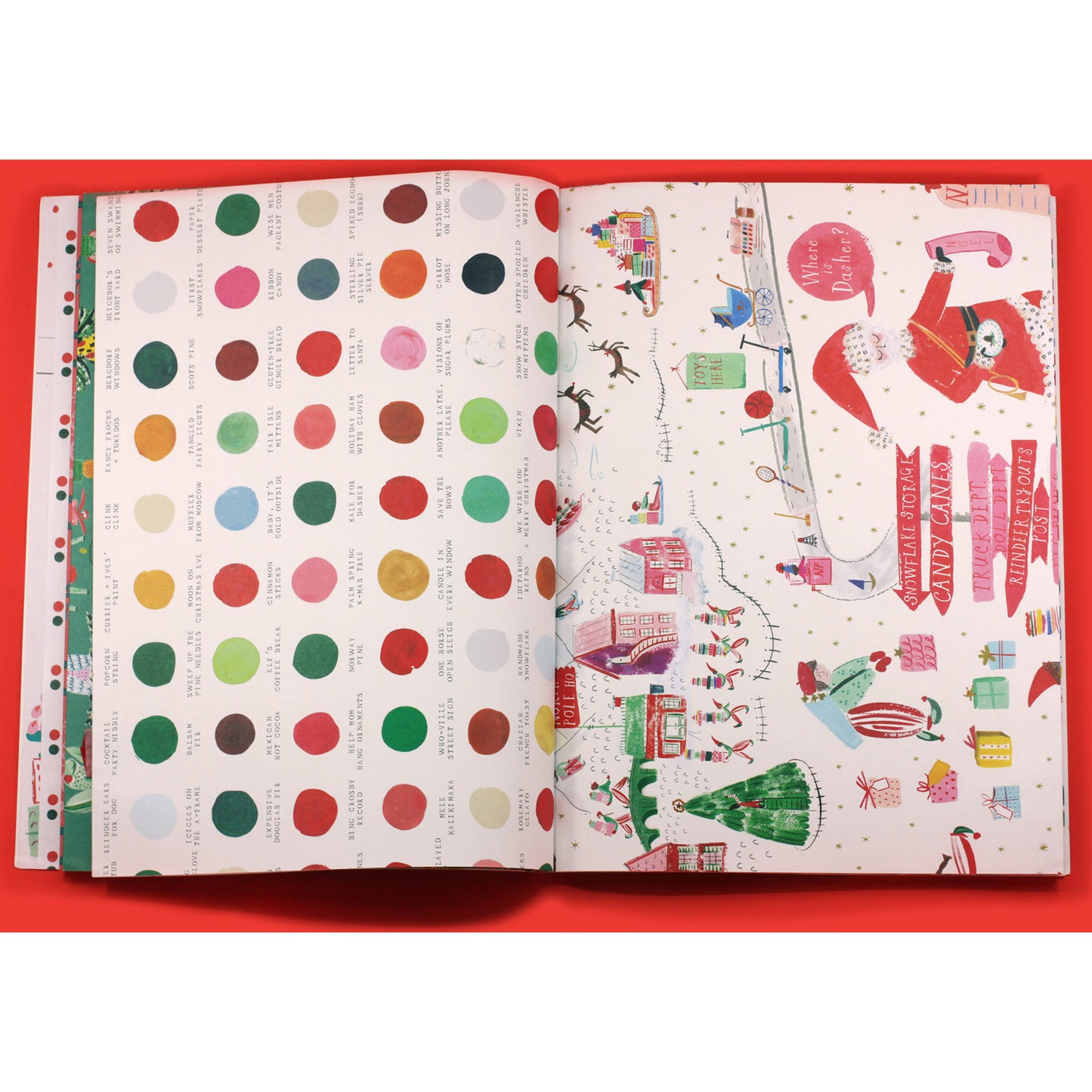 Very Delightful Holiday Wrapping Paper Book