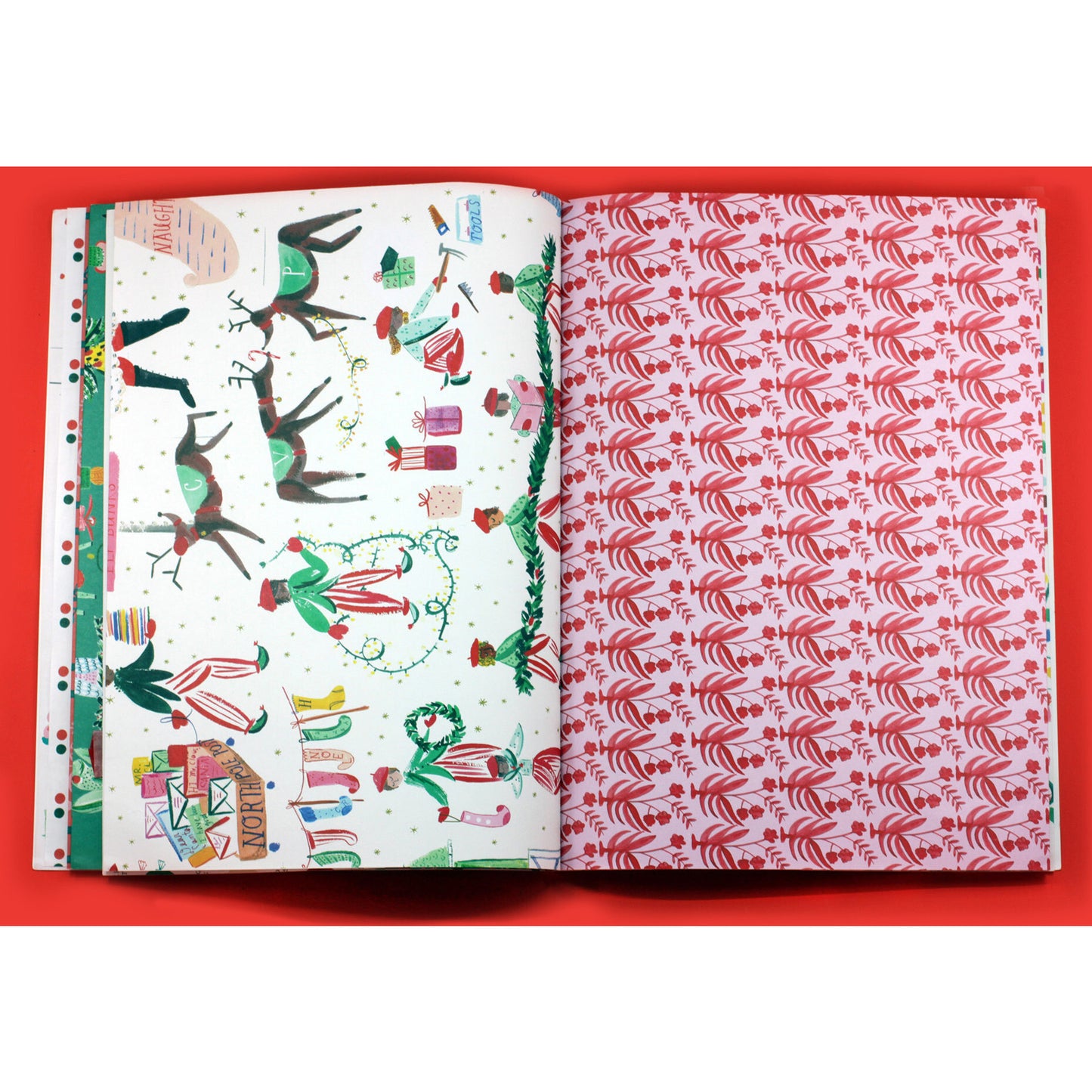 Very Delightful Holiday Wrapping Paper Book