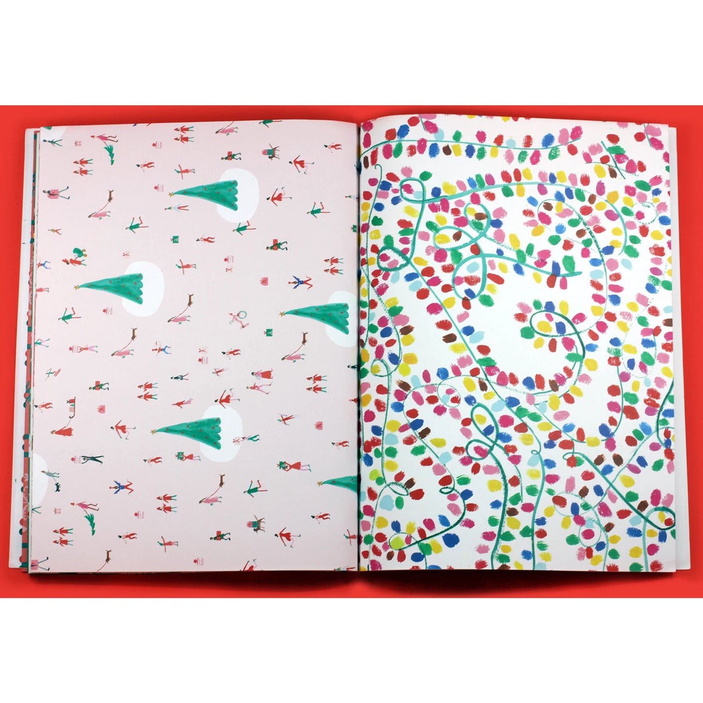 Very Delightful Holiday Wrapping Paper Book