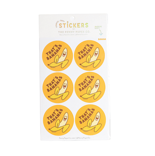 Scratch and Sniff Stickers | Banana