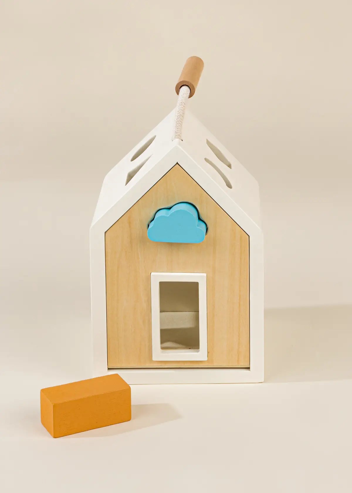 Wooden Shapes Sorting House