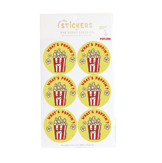 Scratch and Sniff Stickers | Popcorn