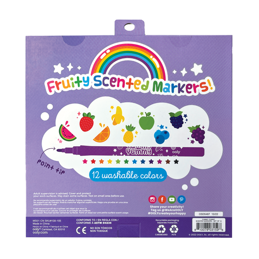 Yummy Yummy Scented Markers | Set of 12