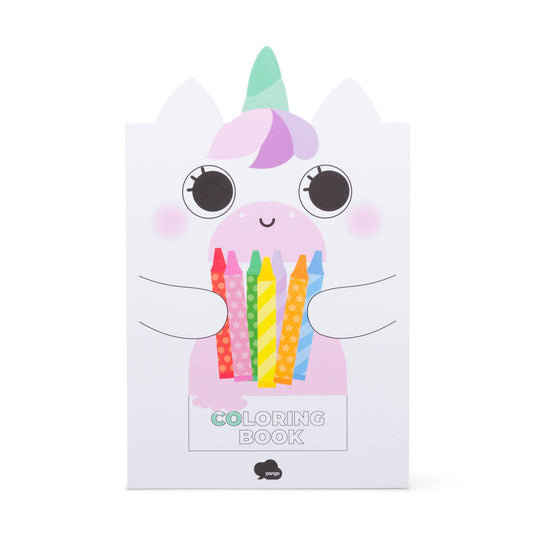 Unicorn Colouring Book With Stickers