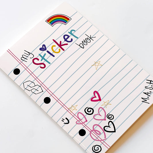 Notebook Scribbles Sticker Book