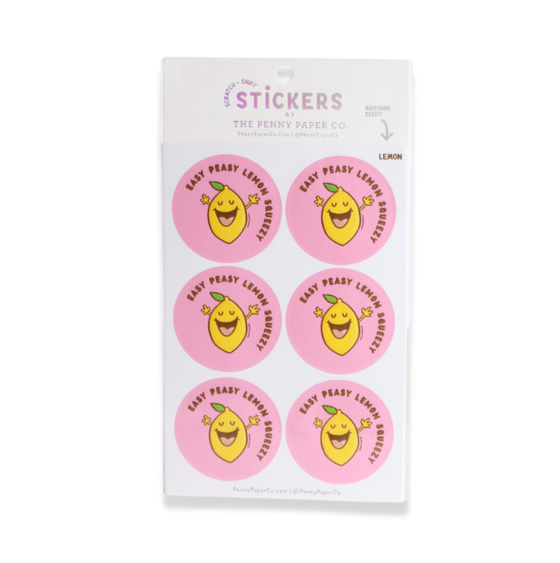 Scratch and Sniff Stickers | Lemon