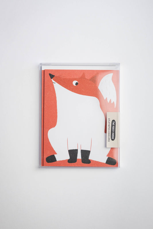 Fox Flat Note Stationery Set