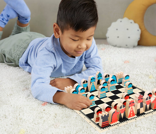 On the Move Wooden Chess Set