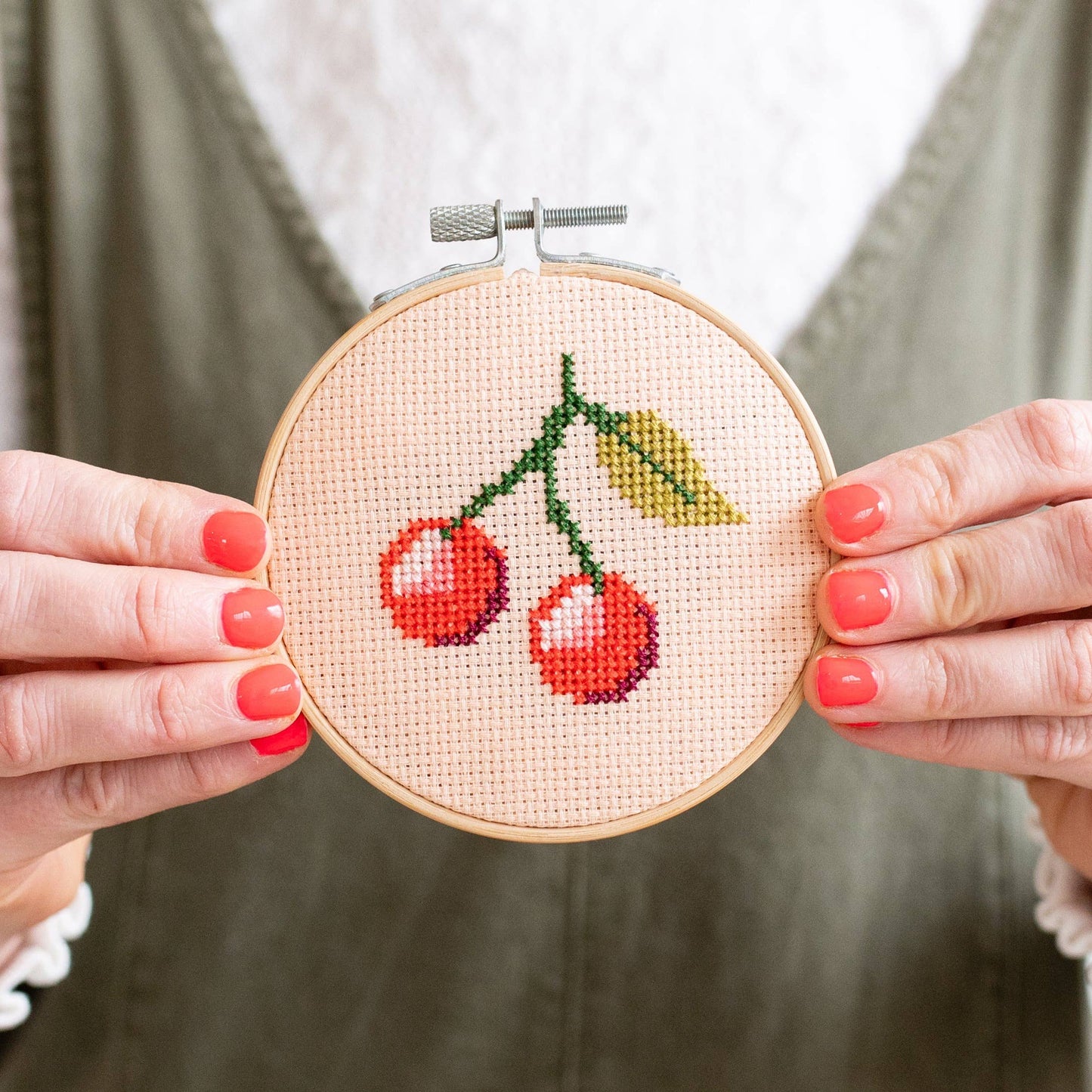 Cherry Cross Stitch Kit