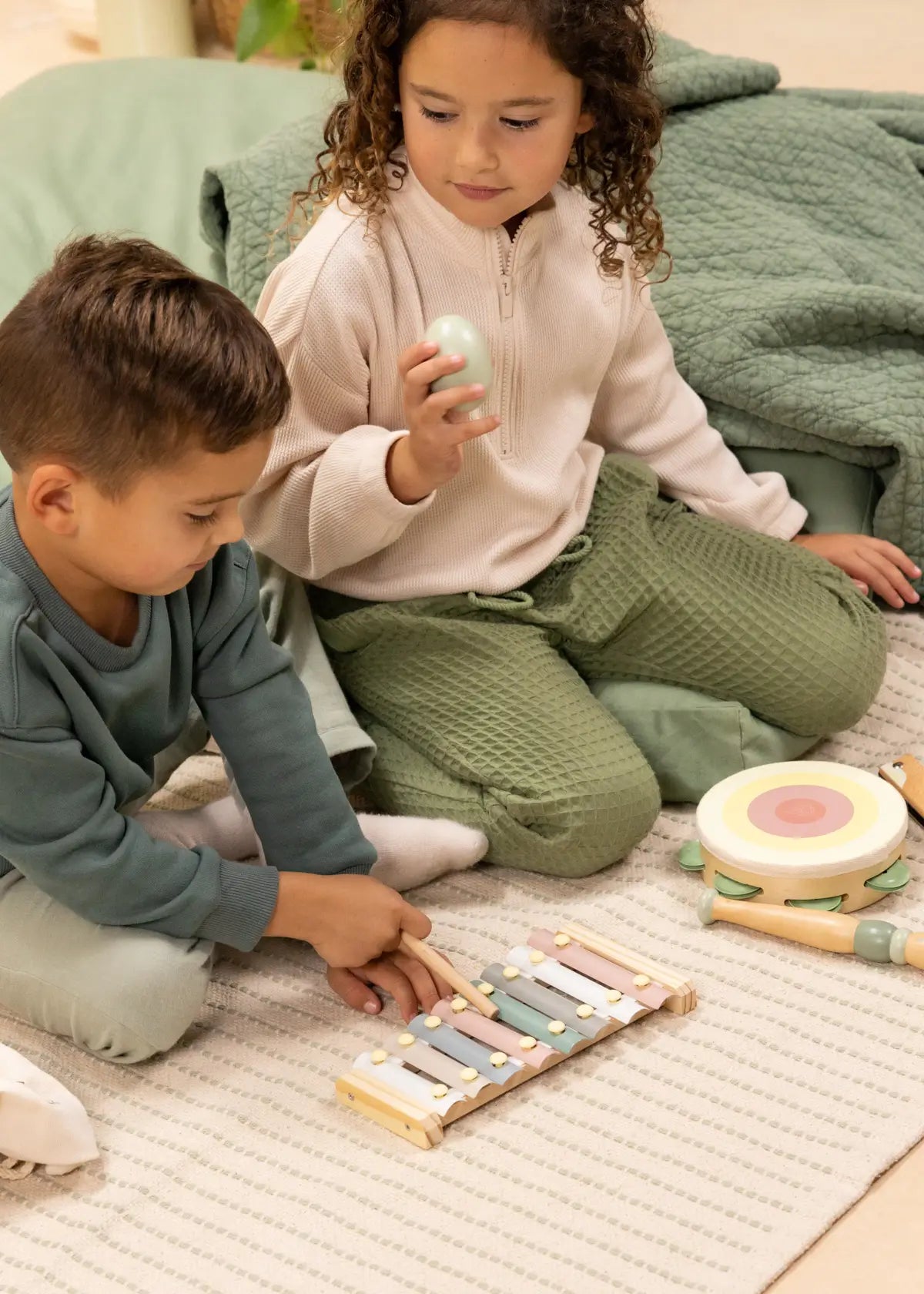 Wooden Musical Instruments Playset