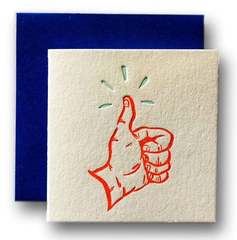 Thumbs Up Tiny Card