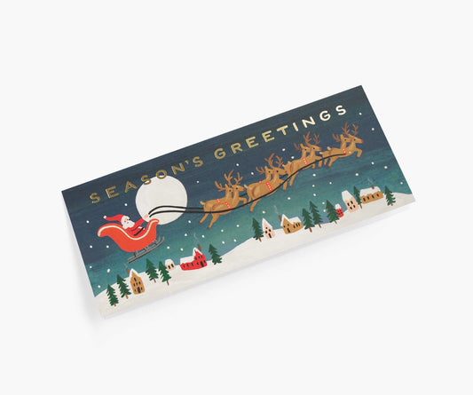 Santa’s Sleigh Cards | Box of 6