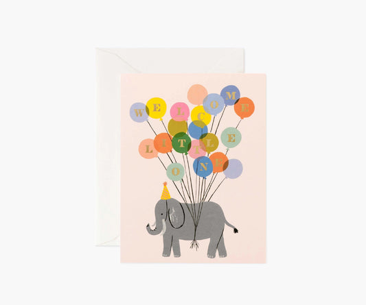 Welcome Elephant Card