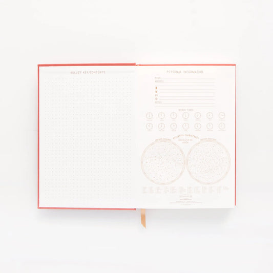 Hard Cover Suede Cloth Journal | Radiant Rays