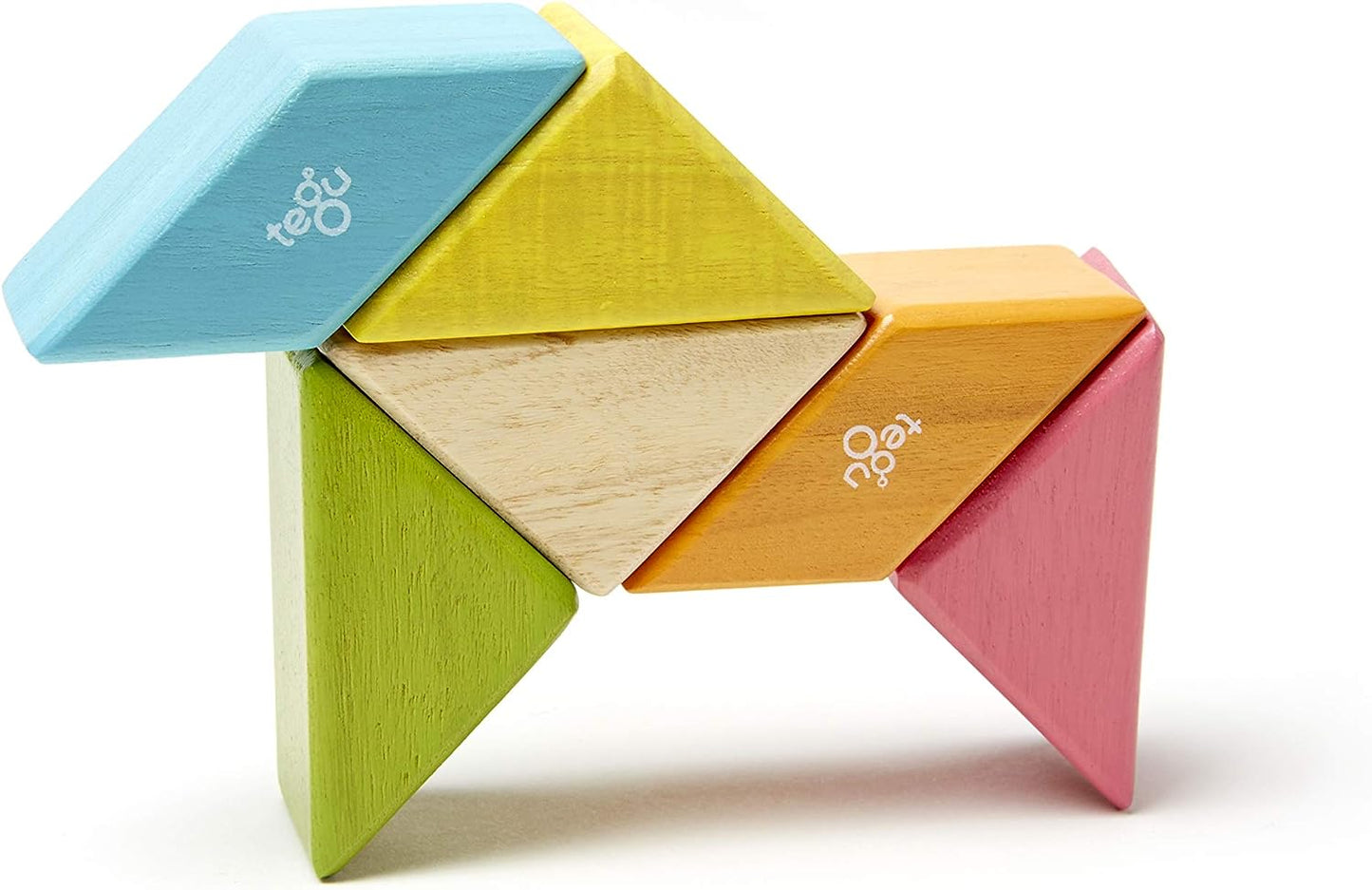 Pocket Pouch Prism | Magnetic Wooden Block Set