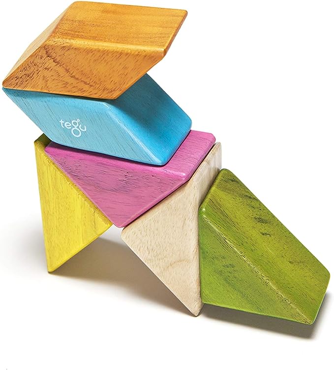 Pocket Pouch Prism | Magnetic Wooden Block Set