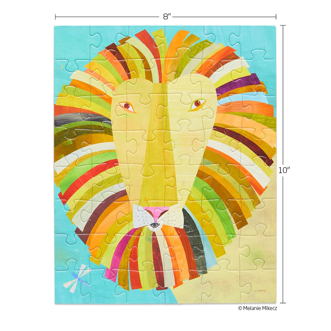 Colorful Lion | 48 Piece Jigsaw Puzzle