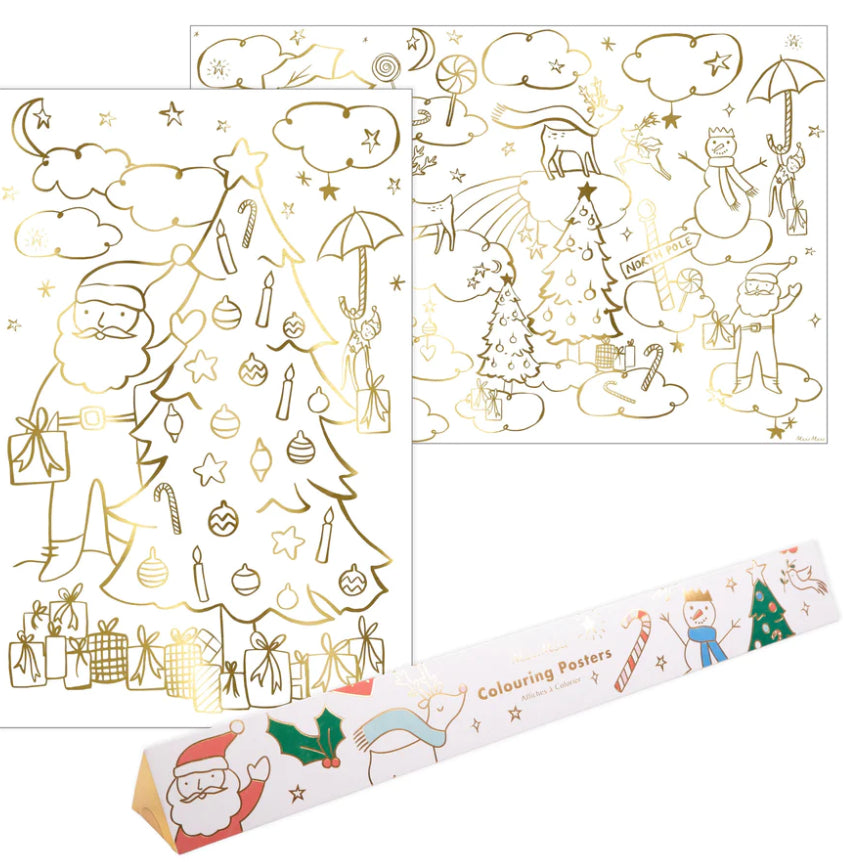 Christmas Coloring Posters