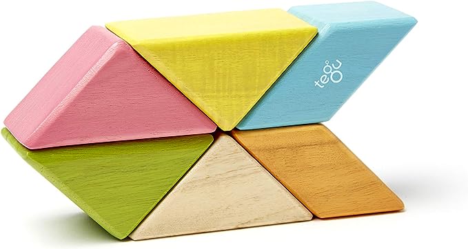 Pocket Pouch Prism | Magnetic Wooden Block Set