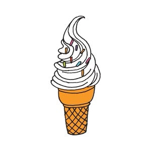 Soft Serve Tattoo Pair