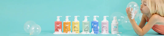 Rainbow of Bubbles Shampoo, Bubble Bath & Body Wash Set