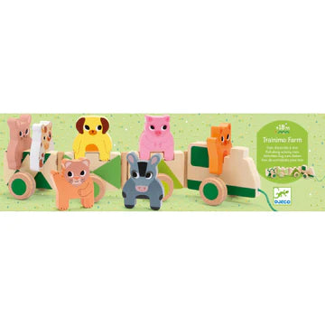 Trainimo Farm Pull Toy & Puzzle