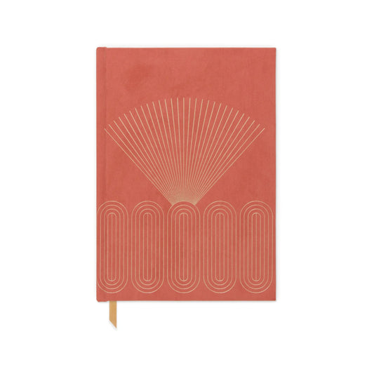 Hard Cover Suede Cloth Journal | Radiant Rays