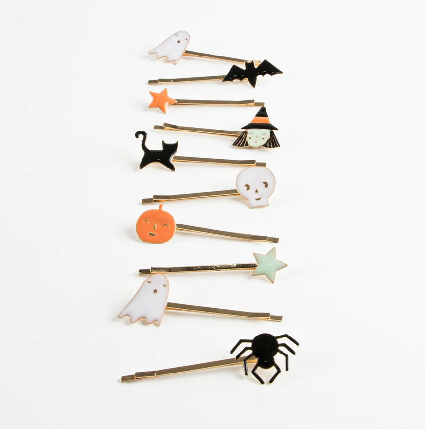 Enamel Halloween Hair Slides