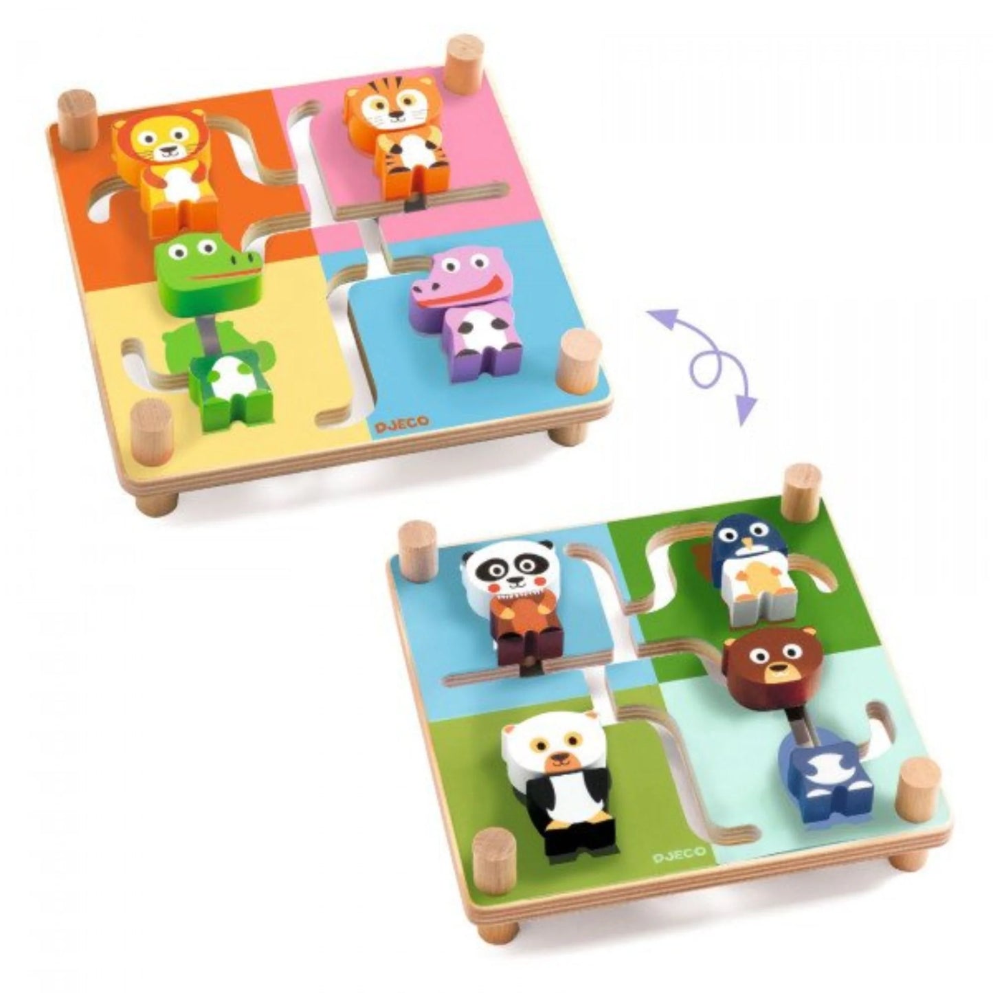 Spinamix Wooden Mix & Match Puzzle