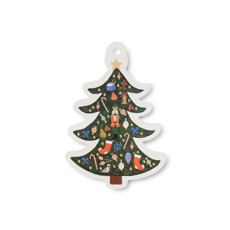 Pack of 8 Nutcracker Tree Gift Tags