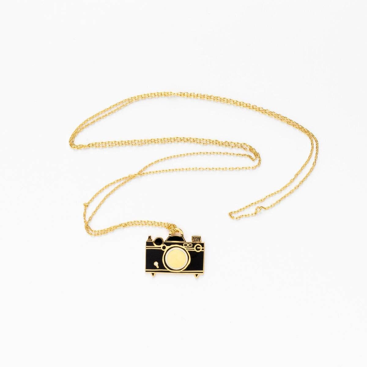 Camera Pendant Necklace