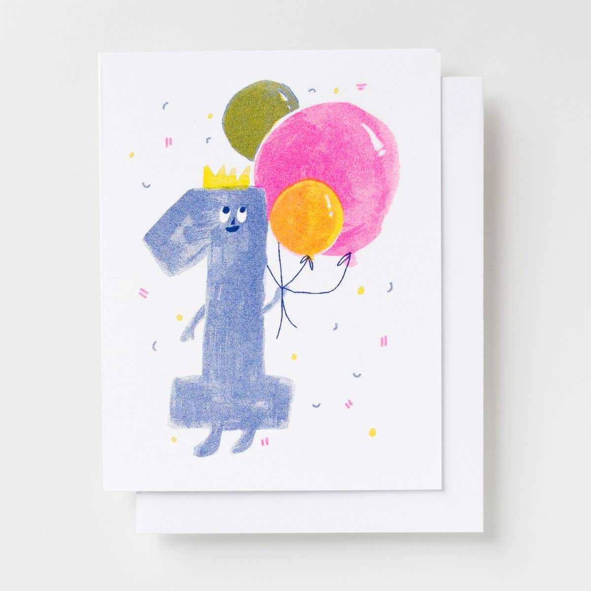 Birthday 1 Risograph Card