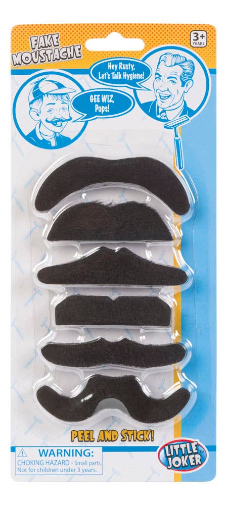 Fake Moustaches,  Moustache Stickers