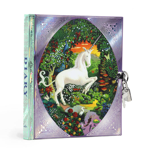 Unicorn Diary With Lock & Key