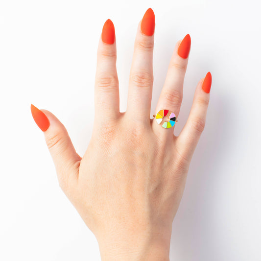 Color Wheel Adjustable Ring