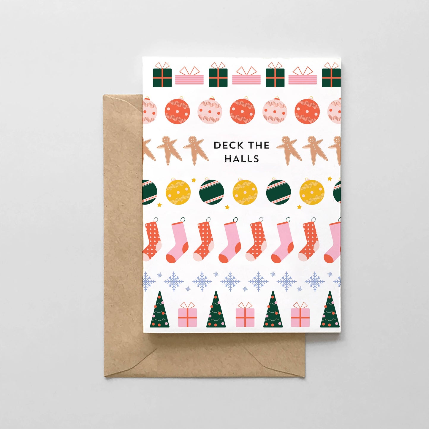 Deck The Halls Card