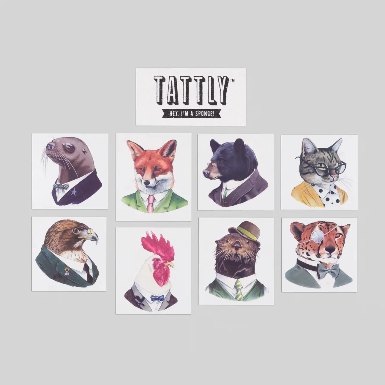 Animal Society Tattoo Set