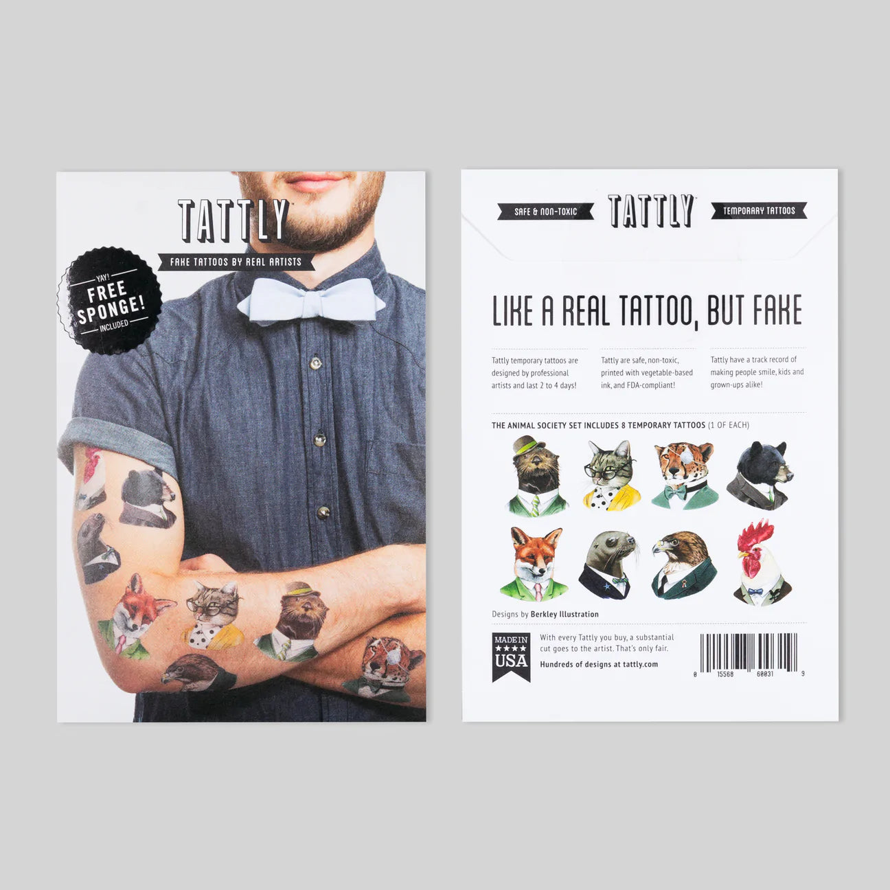 Animal Society Tattoo Set