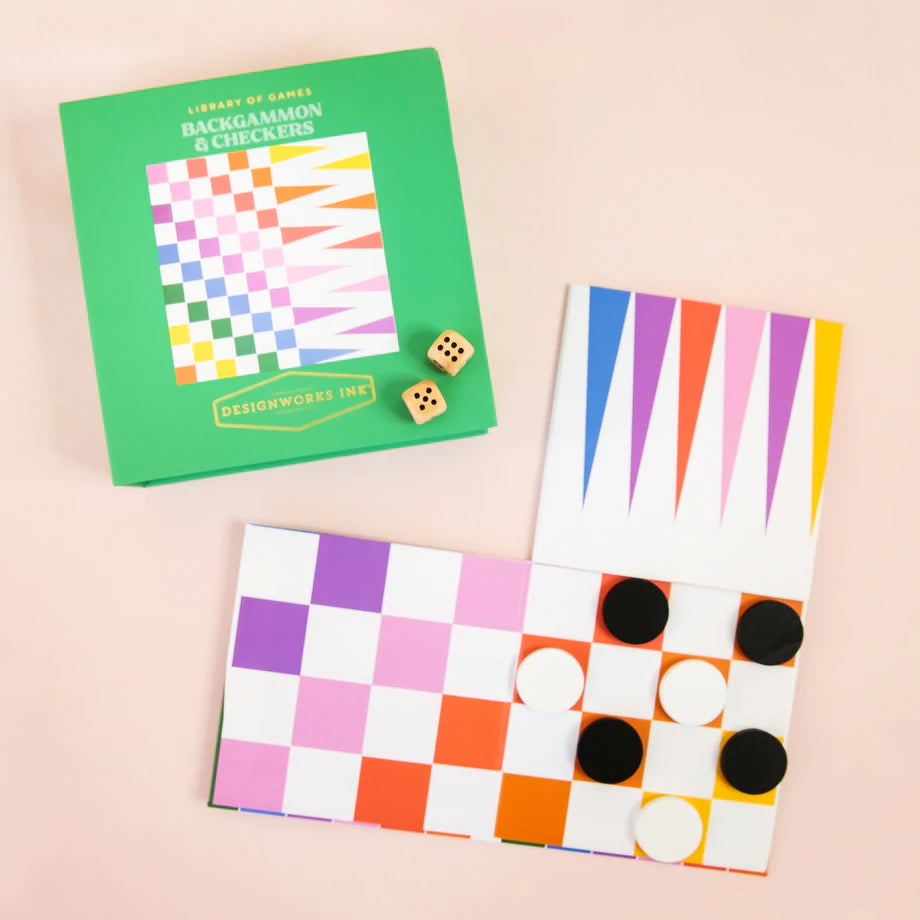 Backgammon & Checkers Games Set