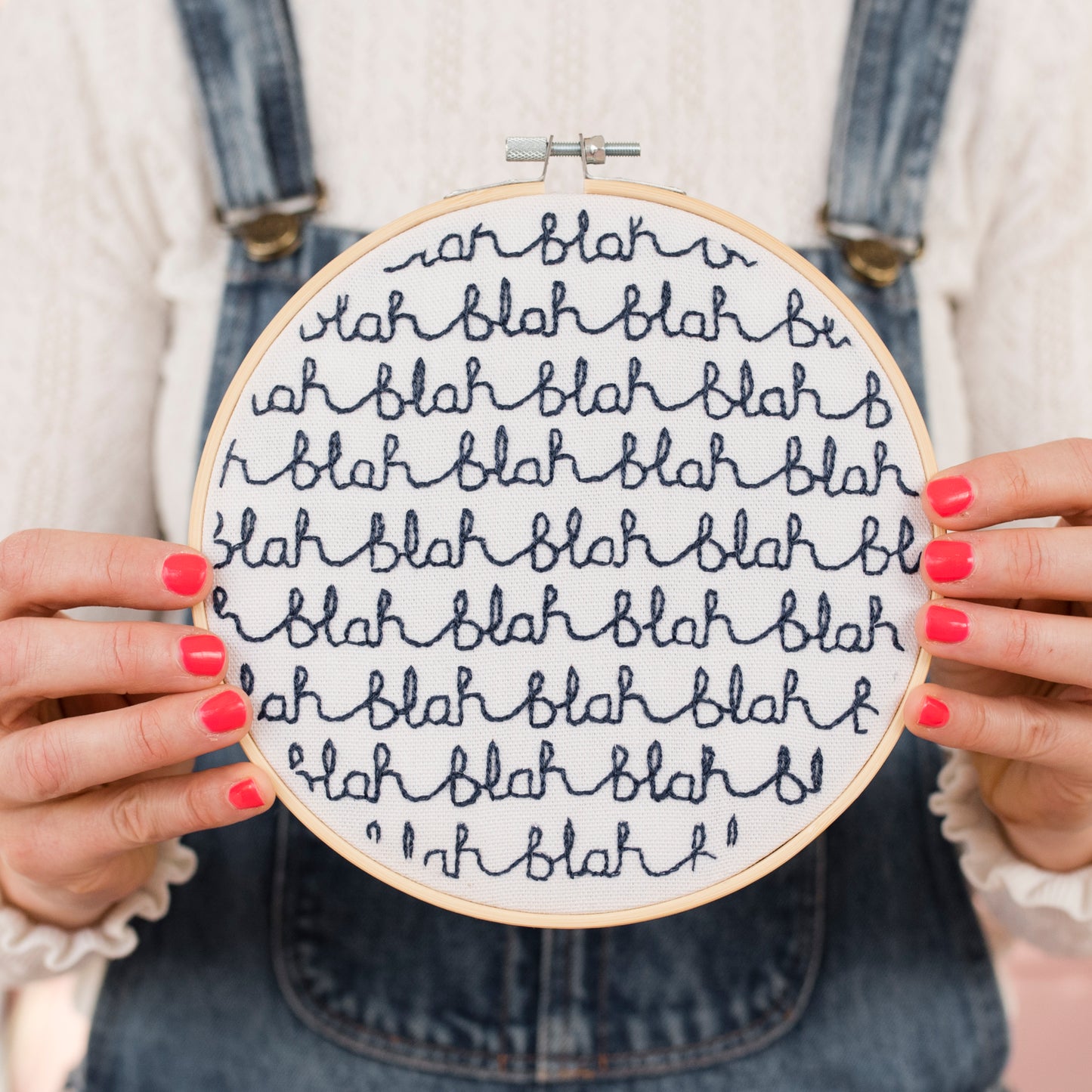 Donna Wilson Blah Blah Blah Hoop Embroidery Kit