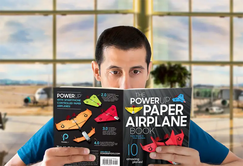 POWERUP® Paper Airplane Book