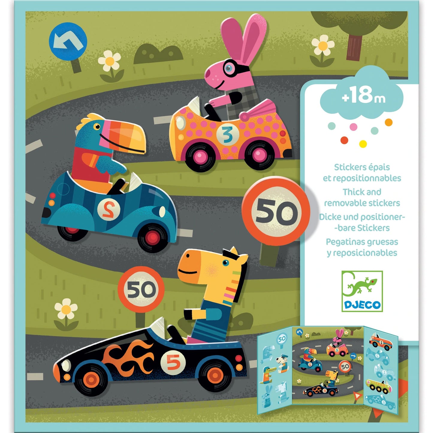 Cars | Toddler Repositionable Sticker Activity