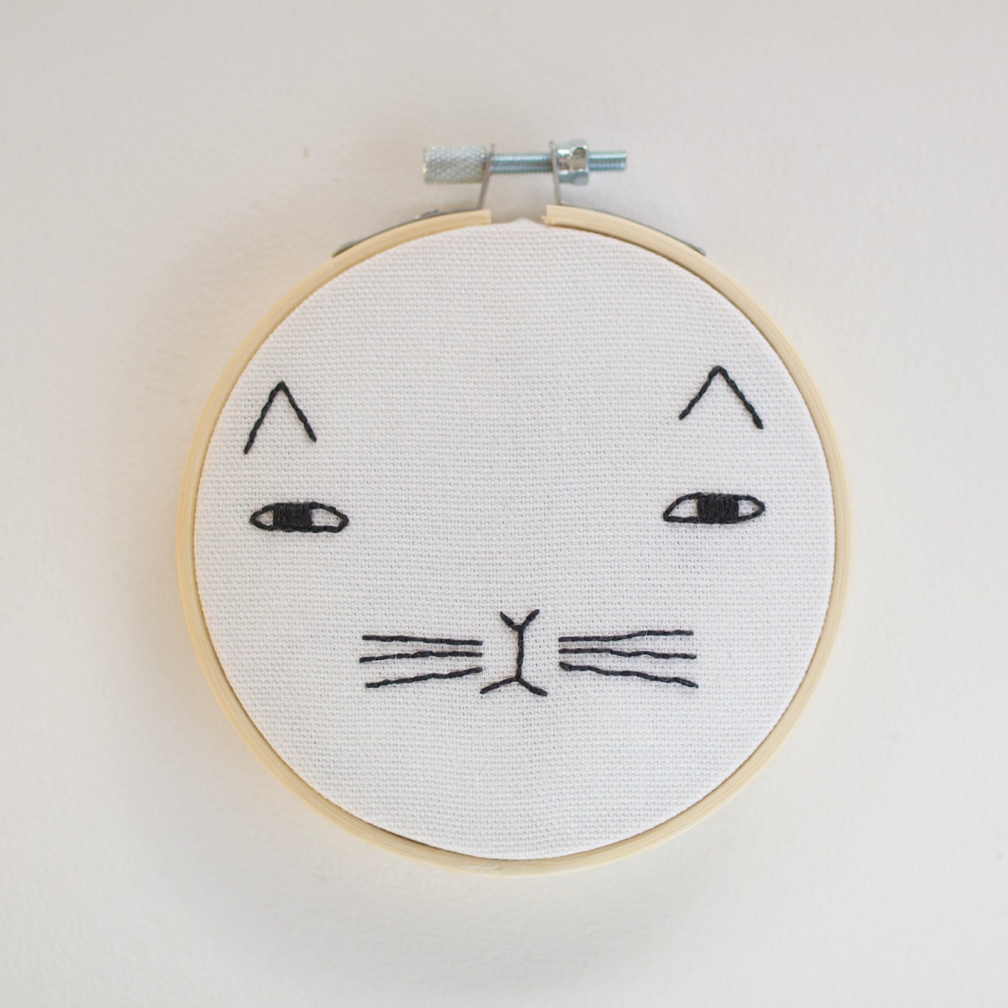 Donna Wilson Mog the Cat Hoop Embroidery Kit