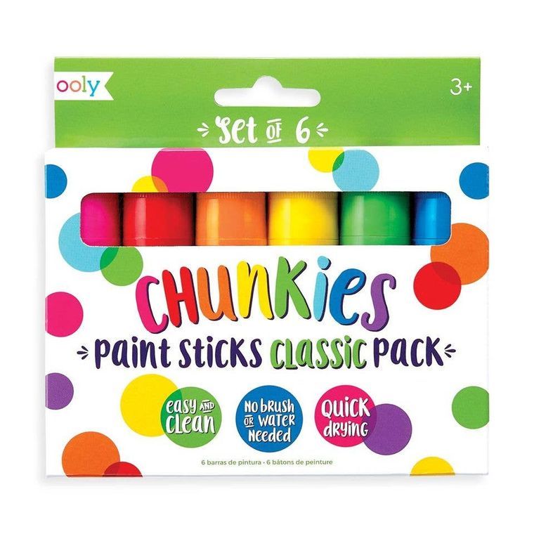 Chunkies Classic Paint Sticks | Set of 6