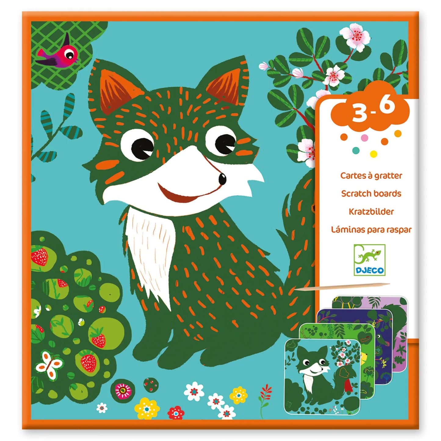 Country Creatures Scratch Card Activity Set