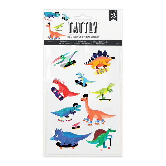 Dino Derby Tattoo Sheet